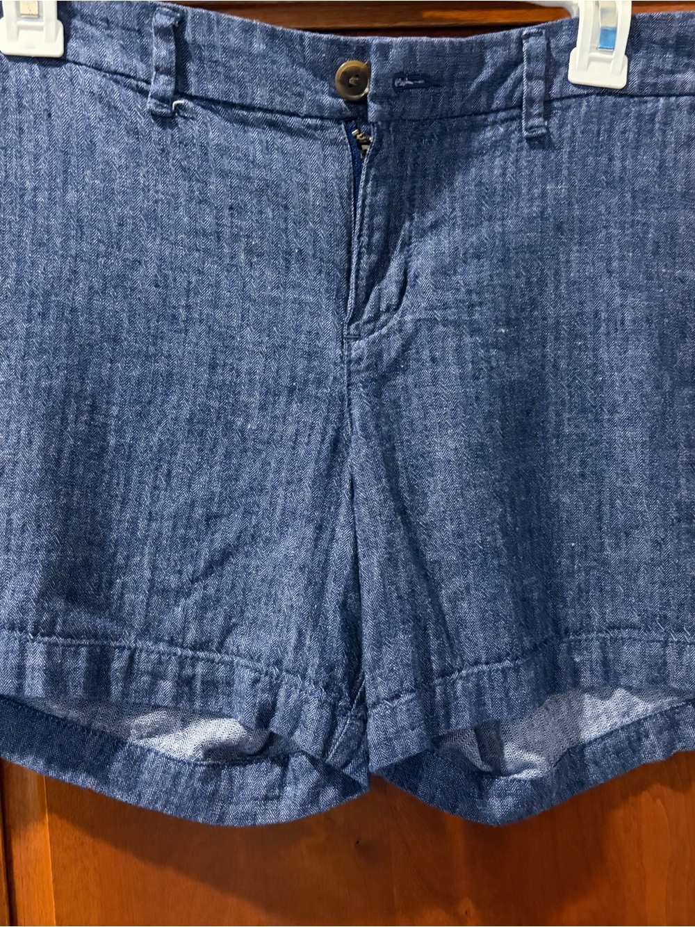 Old Navy Blue Denim Rolled Hem Shorts